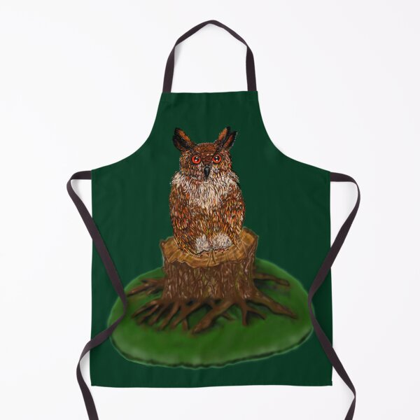 Item preview, Hand drawn Owl on a stomp designed and sold by AADesigning.