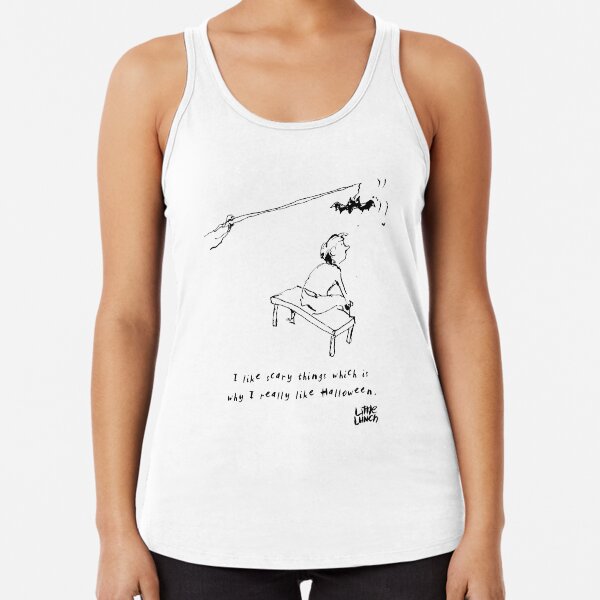 Little Lunch: The Halloween Horror Story Racerback Tank Top