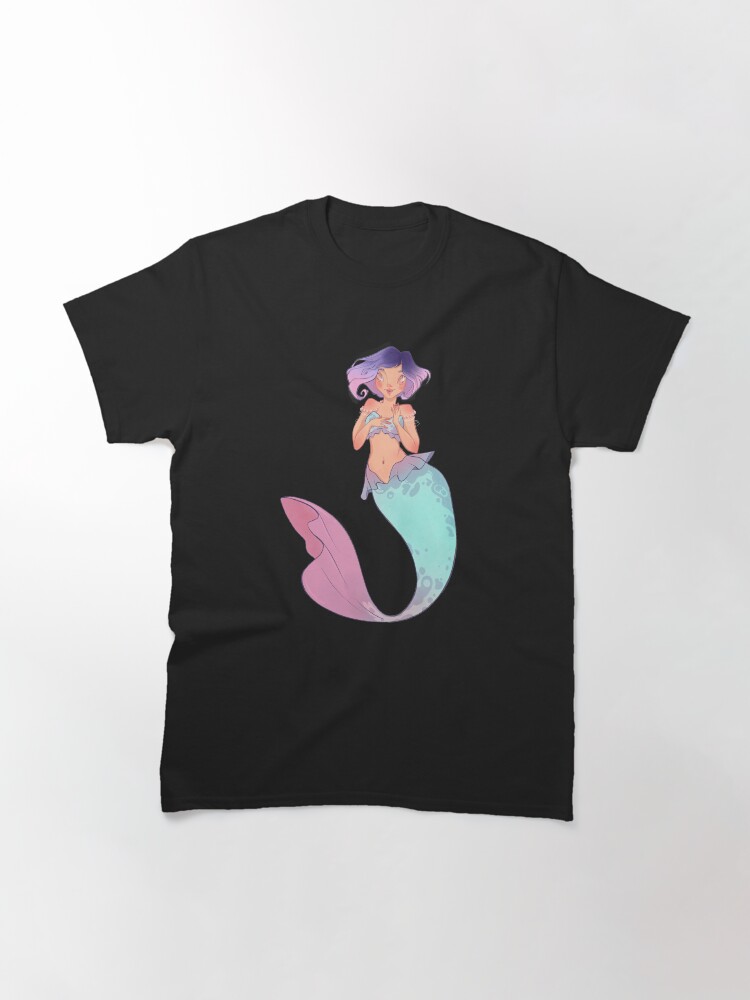 Thumbnail 2 of 7, Classic T-Shirt, Rainbow Mermaid designed and sold by Sandramartins.