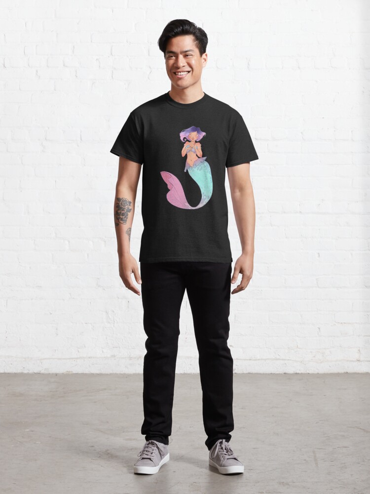 Thumbnail 3 of 7, Classic T-Shirt, Rainbow Mermaid designed and sold by Sandramartins.
