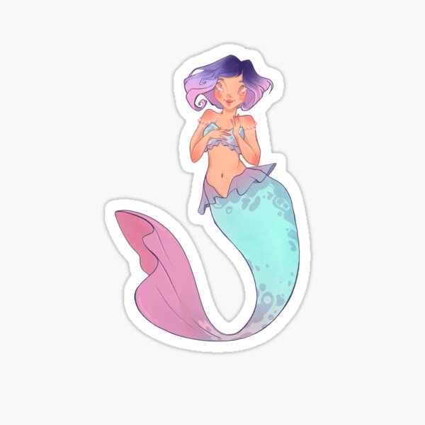 Rainbow Mermaid Sticker