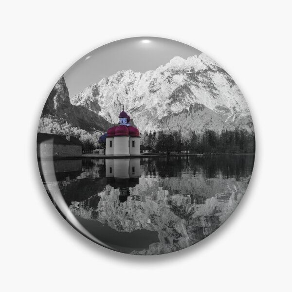 Item preview, Watzmann Mountain And St Bartholomew's Church designed and sold by rawshutterbug.