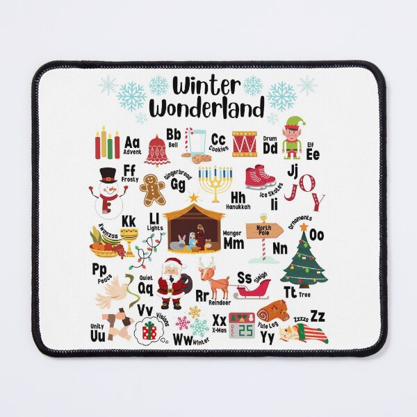 Item preview, Winter Wonderland Winter Holiday Alphabet for Elementary Teachers designed and sold by BeckySageLife.