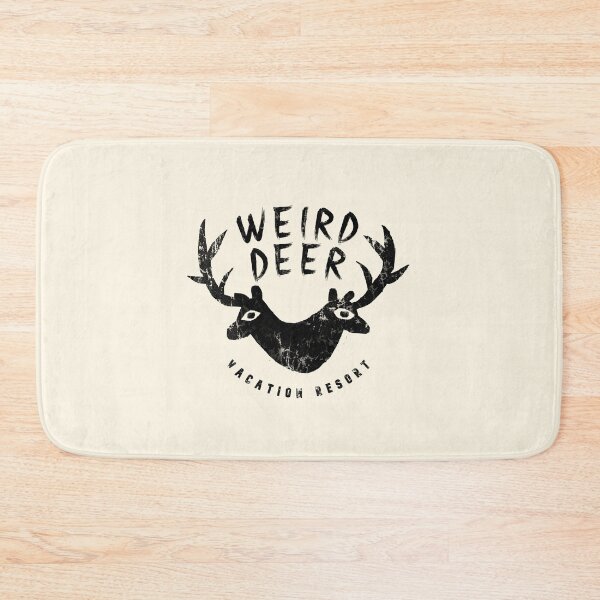 Item preview, Weird Deer Vacation Resort (Black) designed and sold by gm-w.