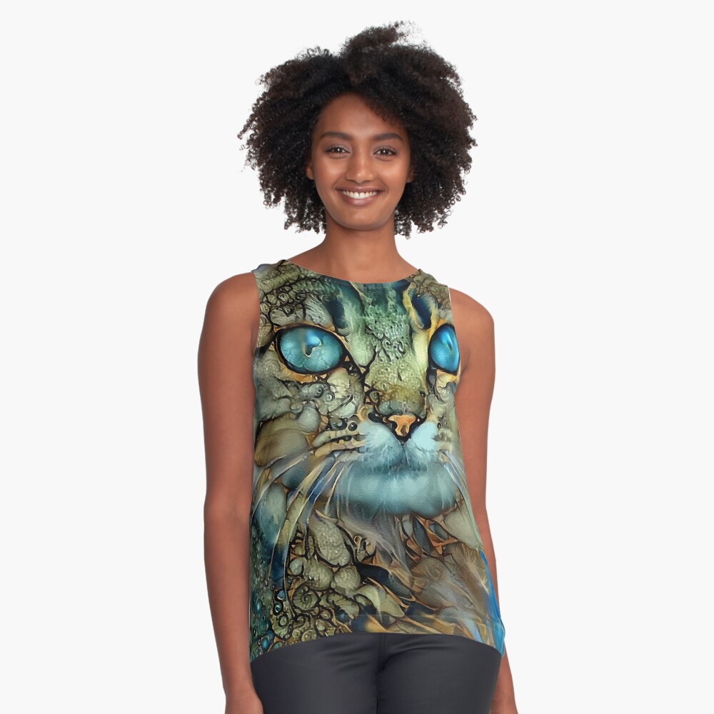 Item preview, Sleeveless Top designed and sold by salomitata.