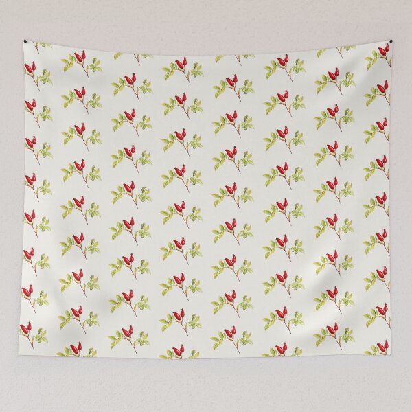 Item preview, Rosehips, Rosa canina fine art watercolor designed and sold by Sarah Trett.