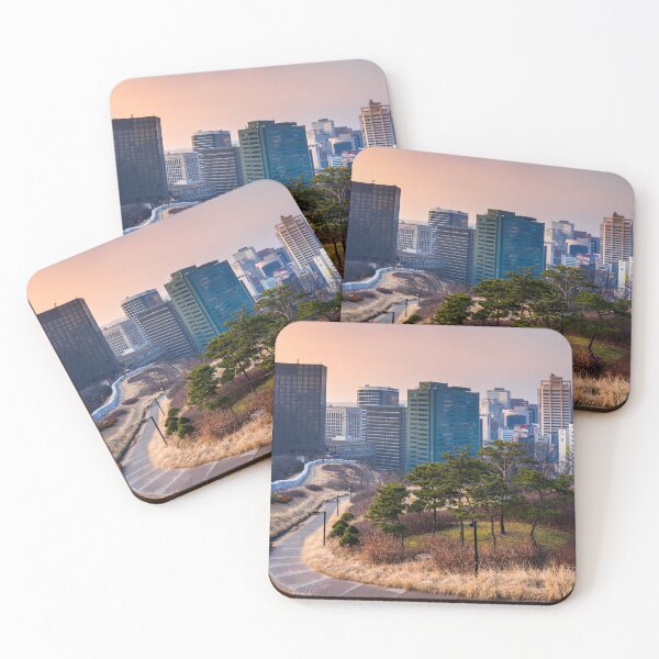 Item preview, Cityscape of Seoul from Namsan Park designed and sold by WorldScenery.
