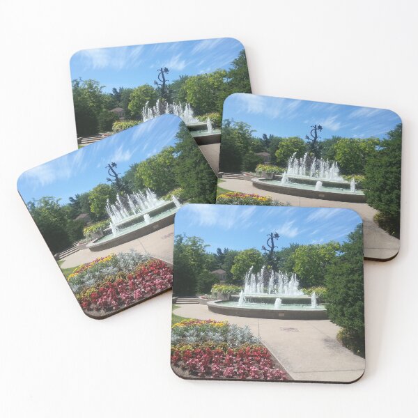 Item preview, Park fountain on a beautiful summer day designed and sold by PandaTShirtShop.