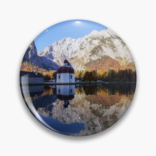 Item preview, Watzmann Mountain And St Bartholomew's Church designed and sold by rawshutterbug.