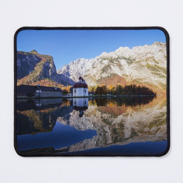 Item preview, Watzmann Mountain And St Bartholomew's Church designed and sold by rawshutterbug.