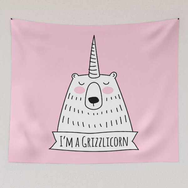 Item preview, I’m a Grizzlicorn - Grizzly Bear Unicorn designed and sold by HappyCatPrints.