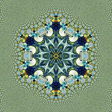 Artwork thumbnail, Winter Blue Snowflake by RAdley21