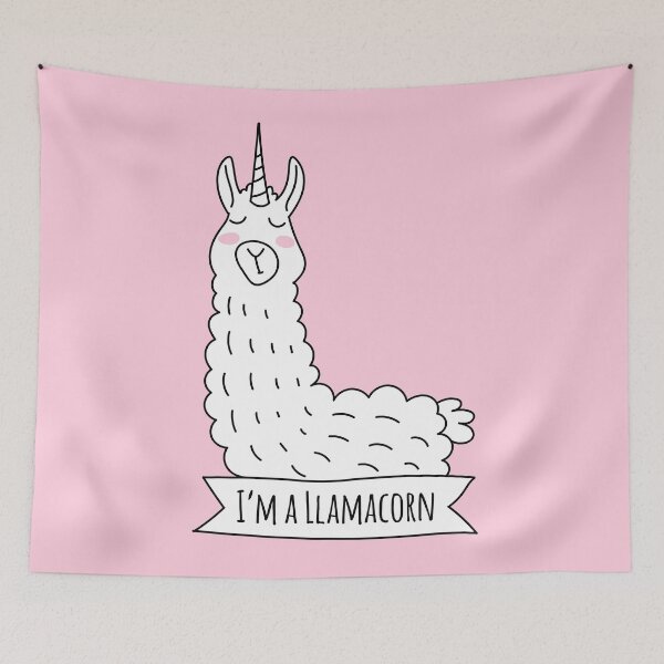 Item preview, I’m a Llamacorn - Llama Unicorn designed and sold by HappyCatPrints.