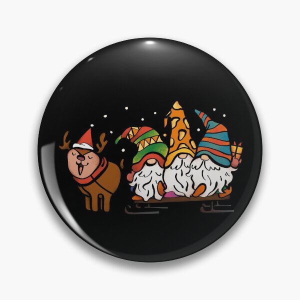 Item preview, dashing through the snow, Gnome's designed and sold by amy greaves.