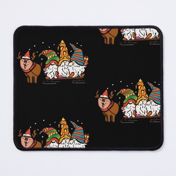 Item preview, dashing through the snow, Gnome's designed and sold by amy greaves.