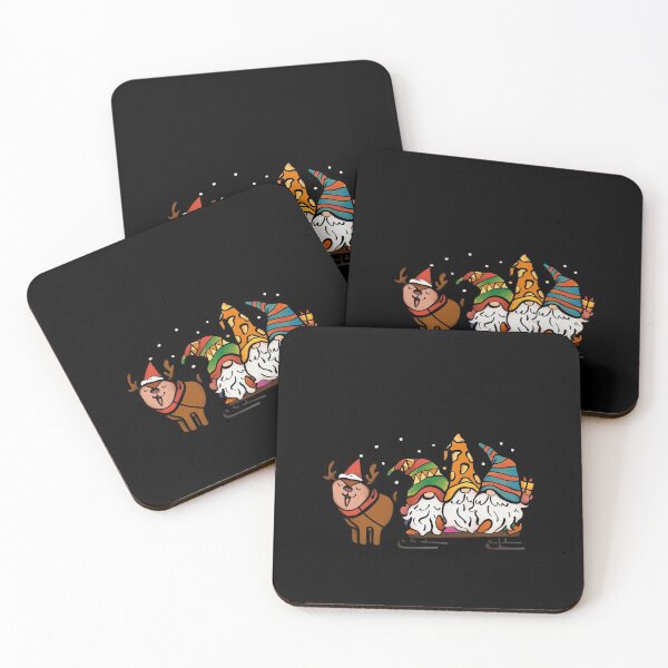 Item preview, dashing through the snow, Gnome's designed and sold by amy greaves.