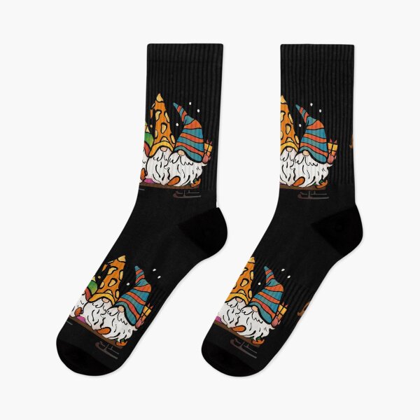 Item preview, dashing through the snow, Gnome's designed and sold by amy greaves.