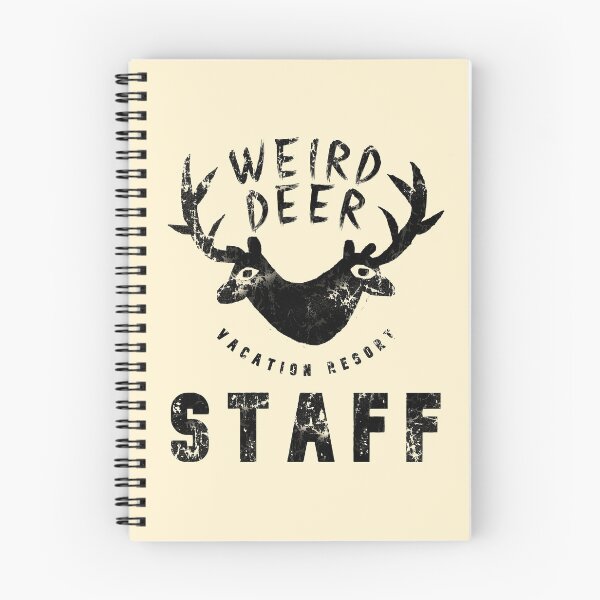 Item preview, Weird Deer Vacation Resort STAFF (Black) designed and sold by gm-w.