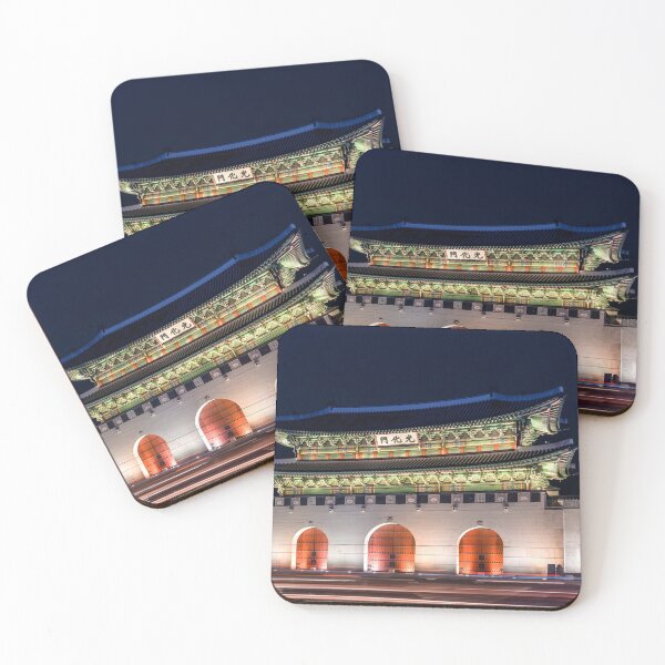 Item preview, Gwanghwamun Gate at night in Seoul designed and sold by WorldScenery.