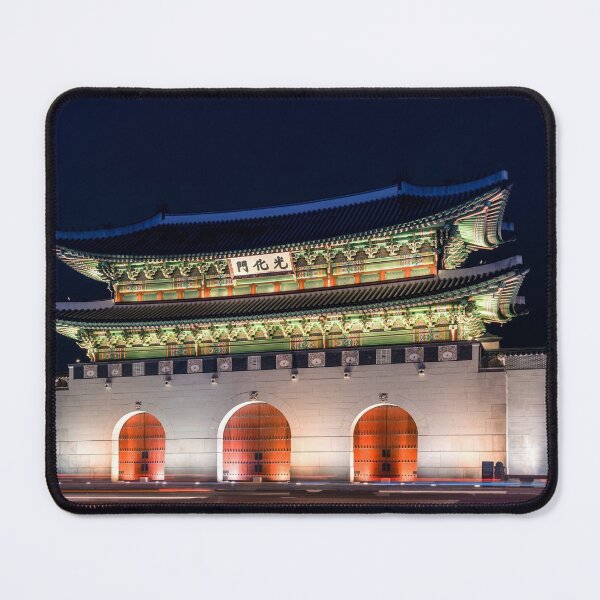 Item preview, Gwanghwamun Gate at night in Seoul designed and sold by WorldScenery.
