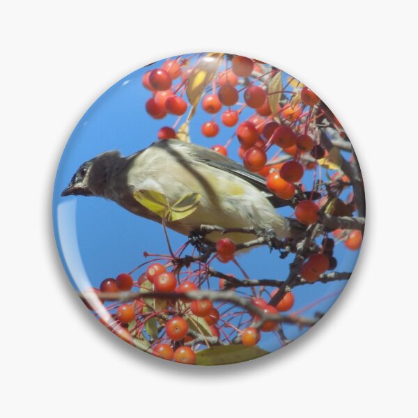 Item preview, Cider Waxwing in Berry Tree designed and sold by DragonCGallery.