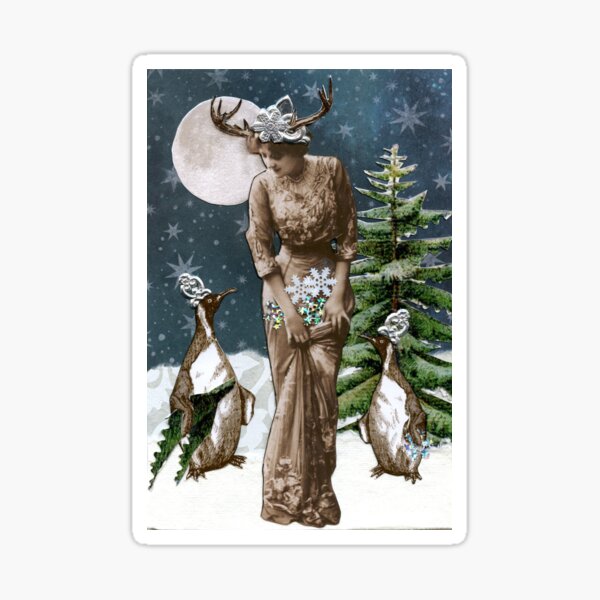 Item preview, Snowflake Gathering with Friends designed and sold by WinonaCookie.