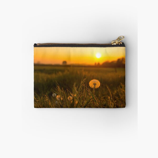 Item preview, #195 Dandelion Seed Head at Sunset in the Fields at Kegworth Village designed and sold by phutball.