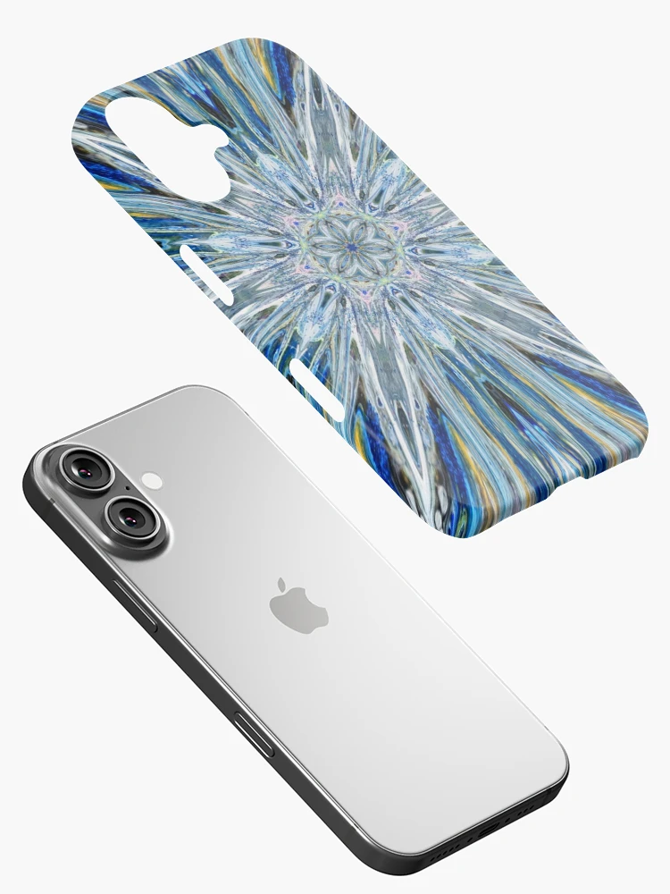 Thumbnail 2 of 4, iPhone Case, Blue Star Snowflake designed and sold by RAdley21.