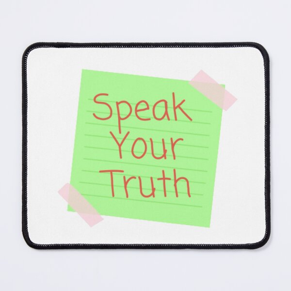 Item preview, Speak Your Truth Green Notepaper designed and sold by KayLadyBug.