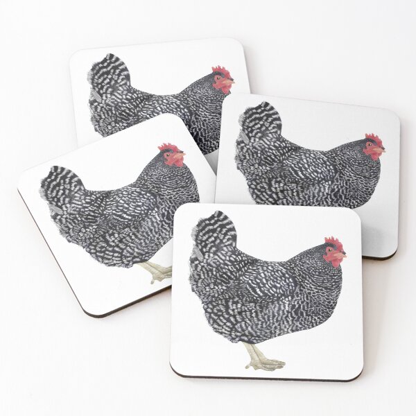 Item preview, Plymouth Rock Hen designed and sold by Wondersofwhimsy.