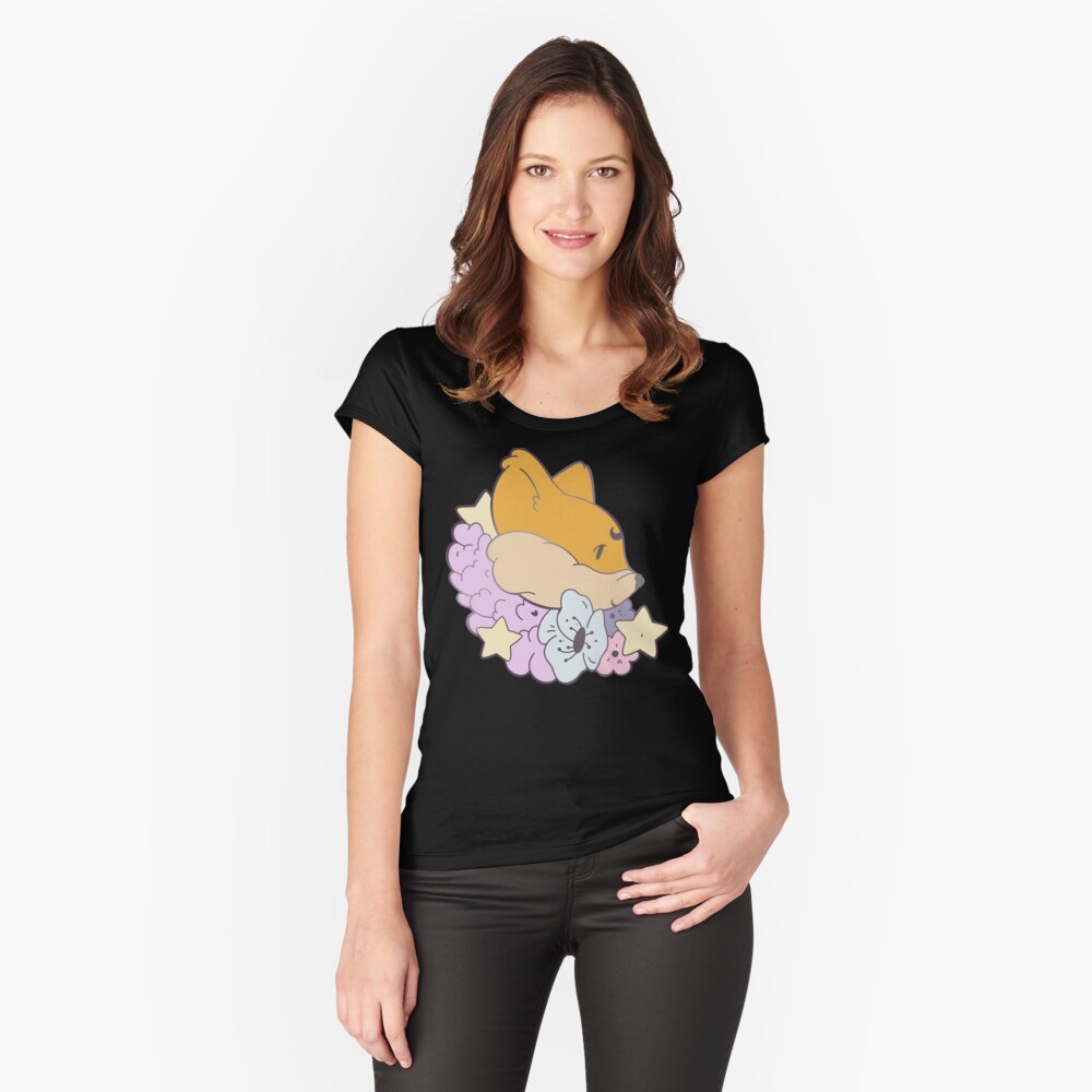 Item preview, Fitted Scoop T-Shirt designed and sold by Sandramartins.