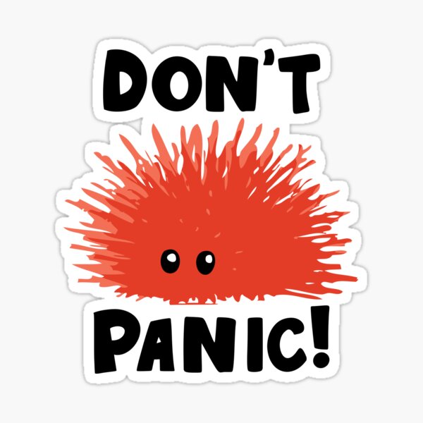 Rust Lang - Don't Panic Sticker
