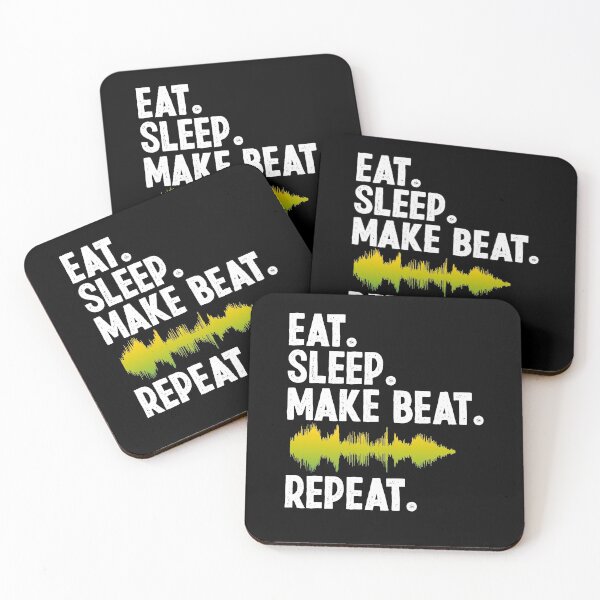 Item preview, Eat Sleep Make Beat Repeat T-Shirt Beat Maker T-shirt Beat Producer T-shirt Music Lover T-shirt designed and sold by Maindy.