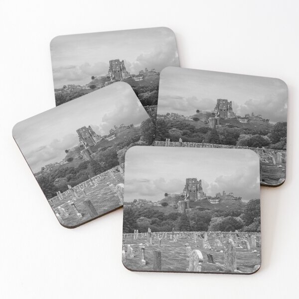 Item preview, Corfe Castle and graveyard designed and sold by cdkphotos.