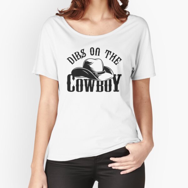 PBR Dibs on the Cowboy Ladies T-Shirt