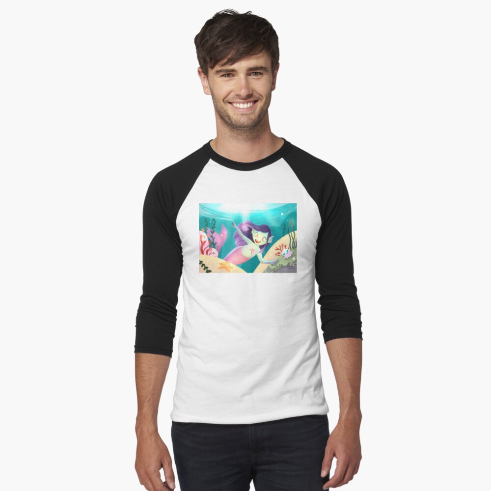 Item preview, Baseball ¾ Sleeve T-Shirt designed and sold by Sandramartins.
