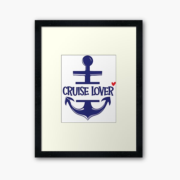 Item preview, blue anchor designed for cruise lover, gift for cruise lover designed and sold by NineJuly.
