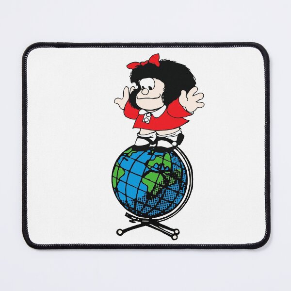 Item preview, mafalda above the world designed and sold by GSunrise.