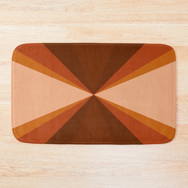 Item preview, Retro Inspired Triangle Design, Autumn Tones #1 designed and sold by bubblyshades.