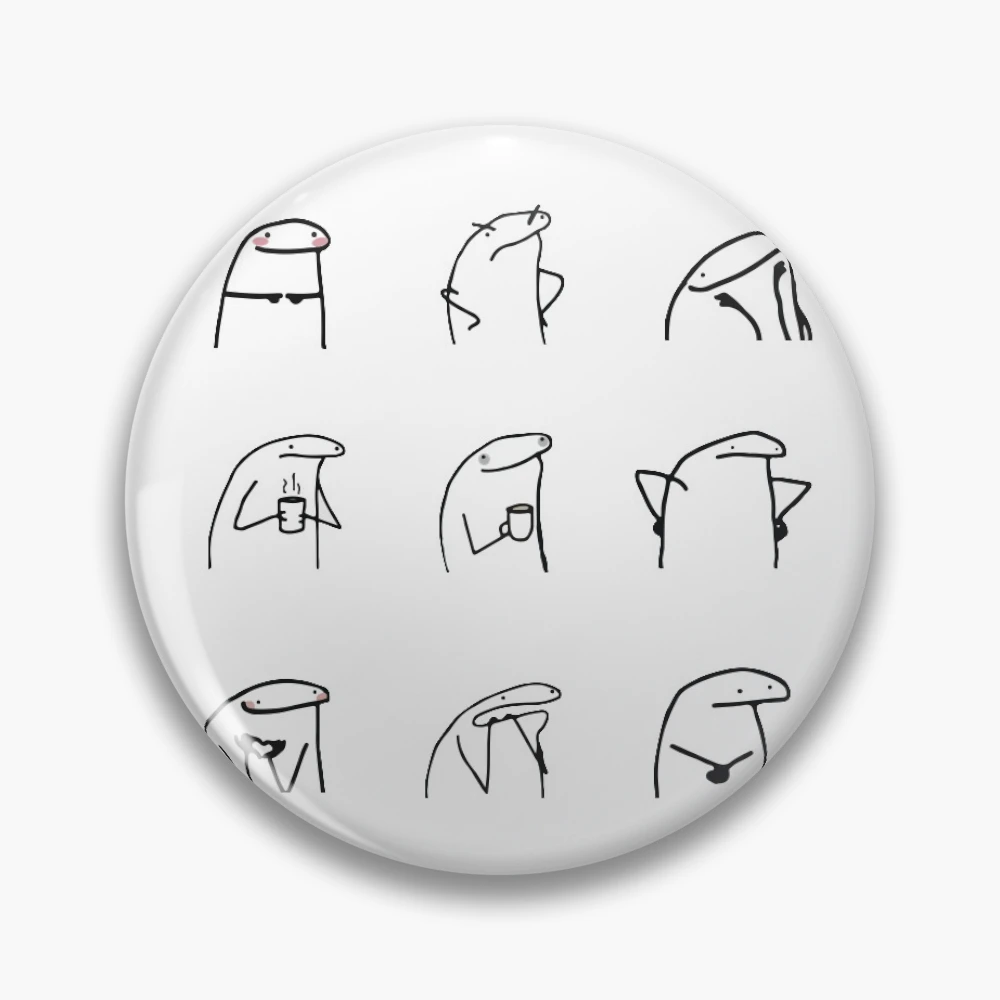 Flork Mood Stickers | Pin