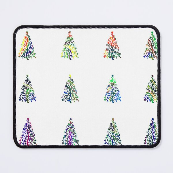 Item preview, Rainbow Christmas tree set of 20 stickers designed and sold by Glittervamp.