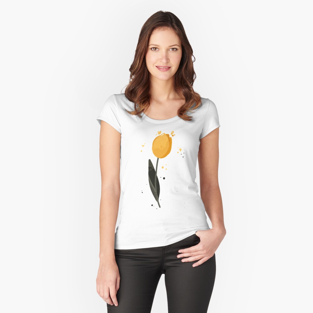 Item preview, Fitted Scoop T-Shirt designed and sold by Sandramartins.