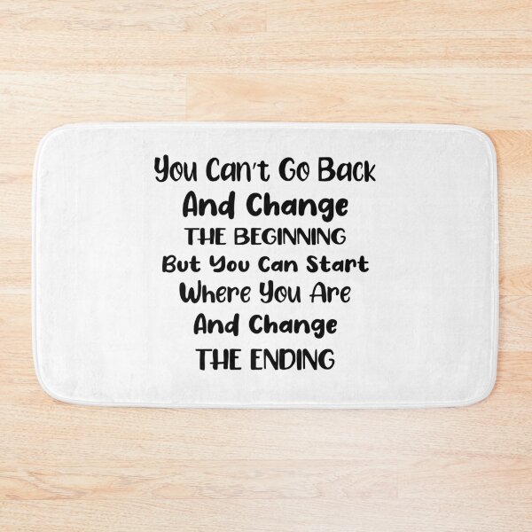 Item preview, You cant go back and change the beginning but you can start where you are and change the ending designed and sold by Trendy Stitch.