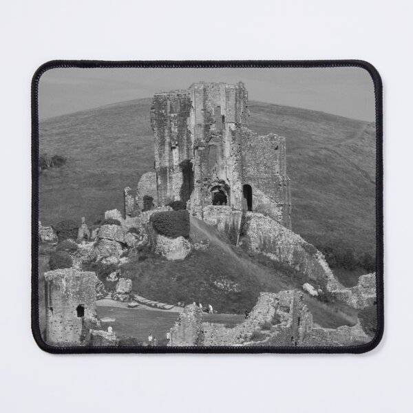 Item preview, Corfe Castle in monochrome designed and sold by cdkphotos.