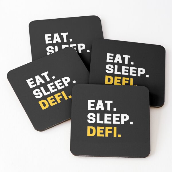 Item preview, Eat, Sleep, DeFi designed and sold by reallyrealnow.
