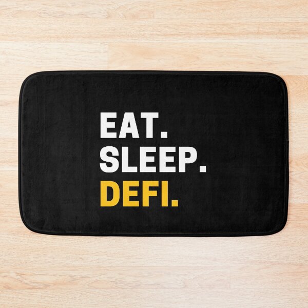 Item preview, Eat, Sleep, DeFi designed and sold by reallyrealnow.