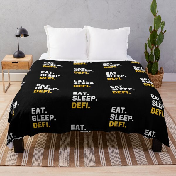 Item preview, Eat, Sleep, DeFi designed and sold by reallyrealnow.