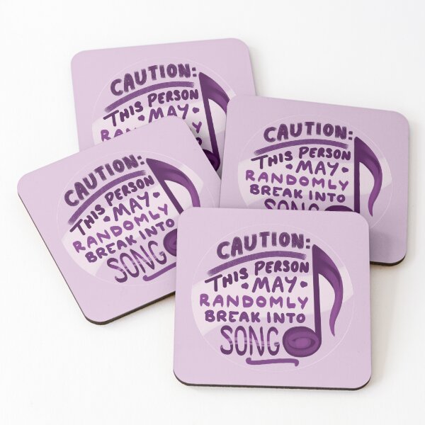 Item preview, Caution: This Person May Randomly Break Into Song designed and sold by redvioletart.