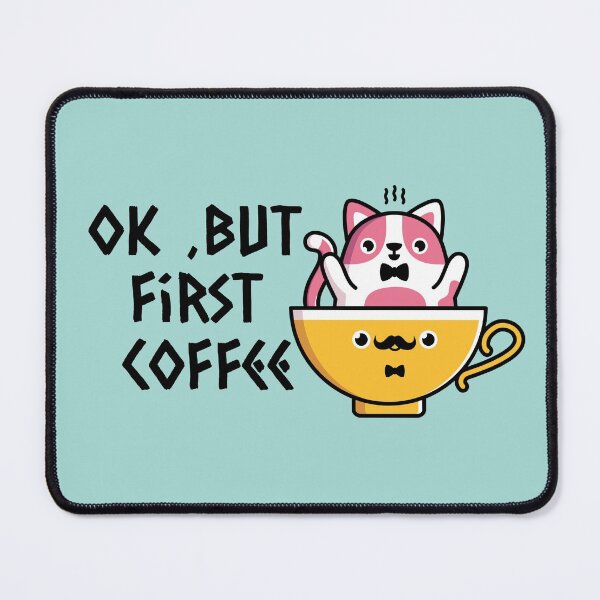 Item preview, Ok , But First Coffee 2 designed and sold by Nesro34.