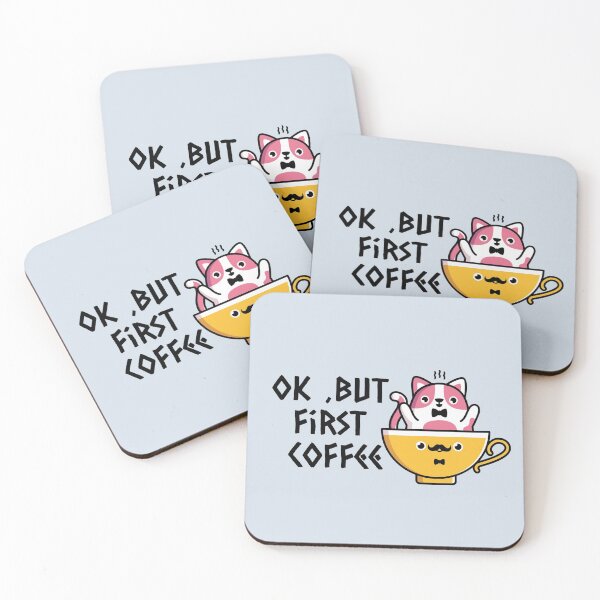 Item preview, Ok , But First Coffee 2 designed and sold by Nesro34.
